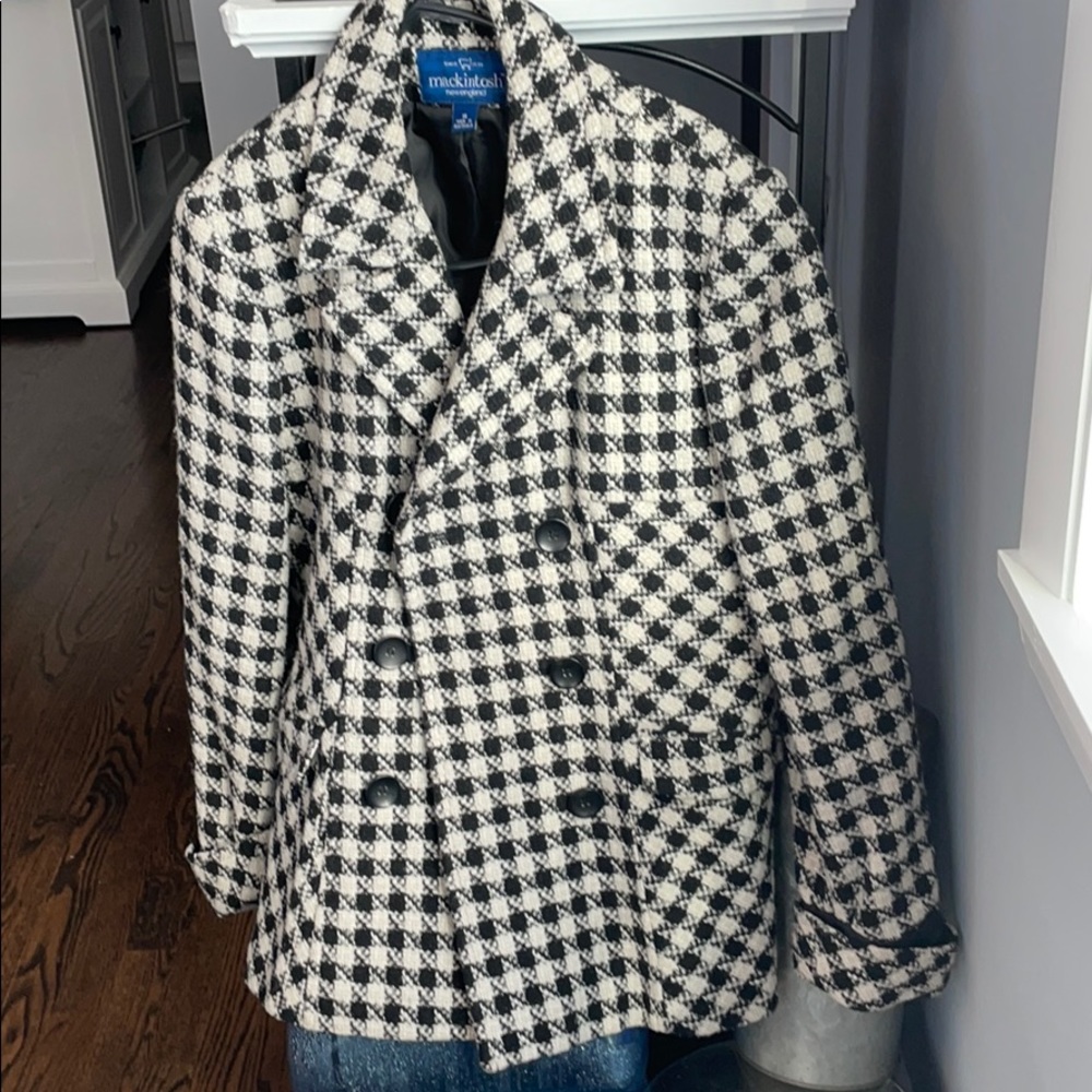 Houndstooth blazer